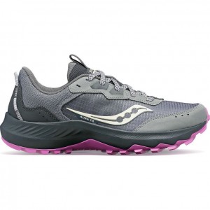 Saucony Aura TR Women's Wide Running Shoes Grey | CANADA FLNPOWZ