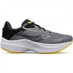 Saucony Axon 3 Men's Running Shoes Grey | CANADA XVBDSPF