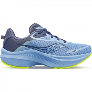 Saucony Axon 3 Women's Running Shoes Blue | CANADA ILUFZCK