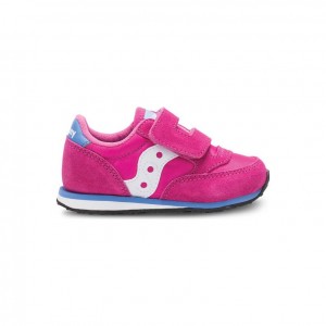 Saucony Baby Jazz Hook & Loop Little Kids' Sneakers Pink | CANADA NSHOGCE