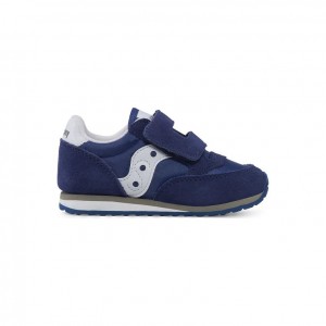 Saucony Baby Jazz Hook & Loop Little Kids' Sneakers Navy | CANADA BYQPXTA