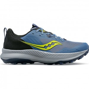 Saucony Blaze TR Men's Trail Running Shoes Blue / Black | CANADA HRJTGCF