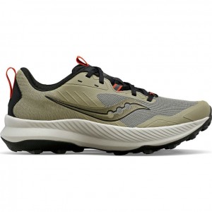 Saucony Blaze TR Men's Trail Running Shoes Olive | CANADA PKOQTDJ