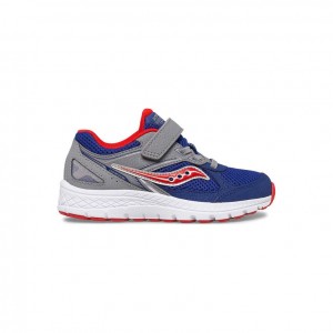 Saucony Cohesion 14 A/C Big Kids' Sneakers Navy / Grey | CANADA QISEGZA