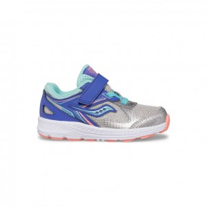 Saucony Cohesion 14 A/C Jr. Little Kids' Sneakers Blue / Silver | CANADA VATWQGS