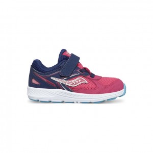 Saucony Cohesion 14 A/C Jr. Little Kids' Sneakers Pink / Navy | CANADA MCNTBQY