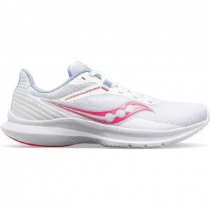 Saucony Convergence Women's Running Shoes White / Pink | CANADA JANYLFR