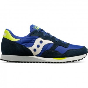 Saucony DXN Men's Sneakers Blue / White / Light Green | CANADA LZWGAJP