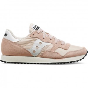 Saucony DXN Women's Sneakers Coral / White | CANADA KZQHVGN