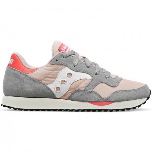 Saucony DXN Women's Sneakers Grey / Pink | CANADA NLAHUPG