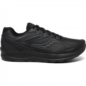 Saucony Echelon Walker 3 Men's Wide Running Shoes Black | CANADA IZOGSPA