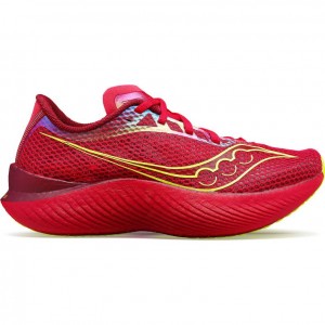 Saucony Endorphin Pro 3 Women's Running Shoes Red | CANADA MHXIWVF