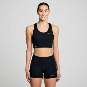 Saucony Fortify Women's Bra Black | CANADA QLMSUBR