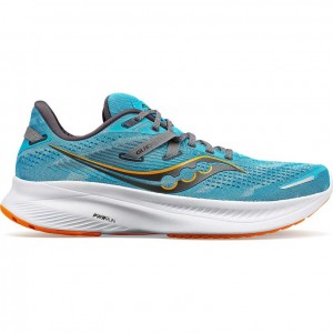 Saucony Guide 16 Men's Running Shoes Turquoise | CANADA BNYVKIG