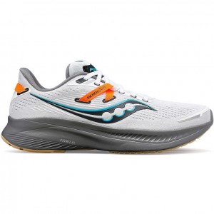 Saucony Guide 16 Men's Running Shoes White | CANADA ABKLSQD