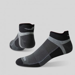 Saucony Inferno Liteweight 3-Pack Men's Socks Black | CANADA AVGPQDO