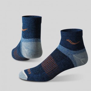 Saucony Inferno Merino Wool Blend Quarter 3-Pack Men's Socks Multicolor | CANADA HABSEZY