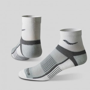 Saucony Inferno Quarter 3-Pack Men's Socks Grey | CANADA IXSWYDF