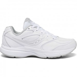 Saucony Integrity Walker 3 Extra Women's Wide Running Shoes White | CANADA PMYZEHO