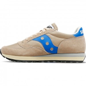 Saucony Jazz 81 Men's Sneakers Beige / Blue | CANADA SXTEUBO