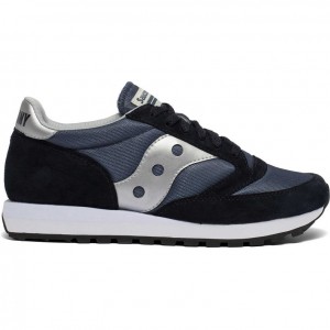 Saucony Jazz 81 Men's Sneakers Navy / Silver | CANADA DPYLONV