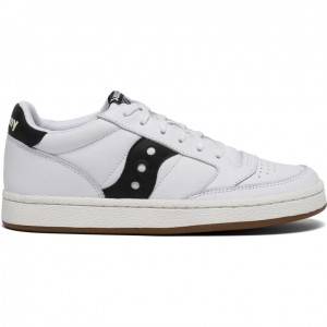 Saucony Jazz Court Men's Sneakers White / Black | CANADA BHAZMXN