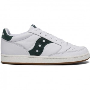 Saucony Jazz Court Men's Sneakers White / Green | CANADA VFTCRJI