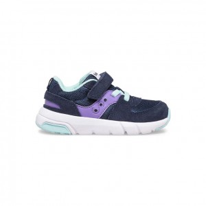 Saucony Jazz Lite 2.0 Little Kids' Sneakers Navy / Purple | CANADA GWEAJFL