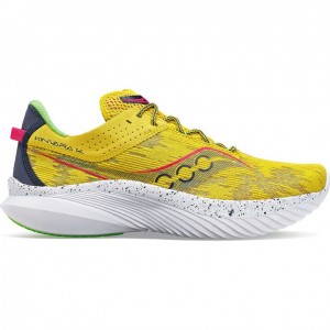 Saucony Kinvara 14 Men's Running Shoes Yellow | CANADA BQVSEJG