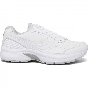 Saucony Omni Walker 3 Women's Wide Running Shoes White | CANADA HAJYXCB