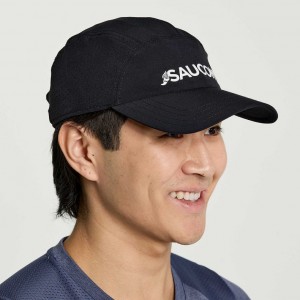 Saucony Outpace Men's Hat Black | CANADA NIZLRSA