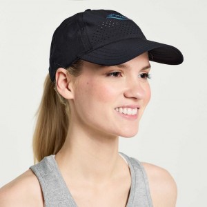 Saucony Outpace Petite Women's Hat Black | CANADA OXISDFK