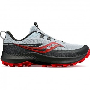 Saucony Peregrine 13 Men's Trail Running Shoes White / Black | CANADA SZQUPCE