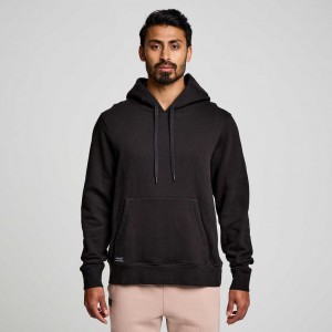 Saucony Recovery Men's Hoodie Black | CANADA PFSTAEJ