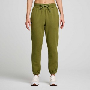 Saucony Recovery Men's Jogger Olive | CANADA NKMDUFQ