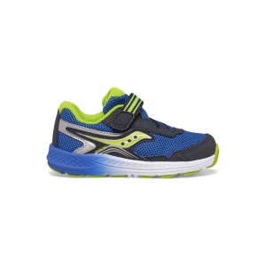 Saucony Ride 10 Jr. Big Kids' Sneakers Navy / Green | CANADA YETNHZD