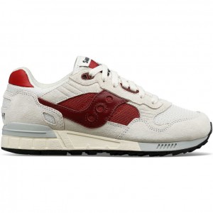 Saucony Shadow 5000 Men's Sneakers White / Red | CANADA DGYBSKQ