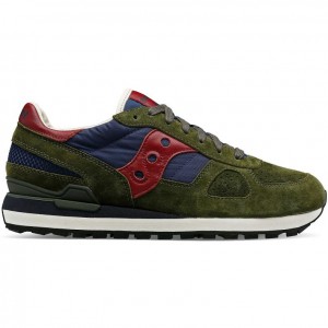 Saucony Shadow Original Premium Men's Sneakers Olive | CANADA LSERCGV