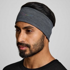 Saucony Solstice Men's Headband Black | CANADA EYJOUDF