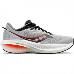 Saucony Triumph 21 Men's Running Shoes Grey | CANADA FIYRZDL