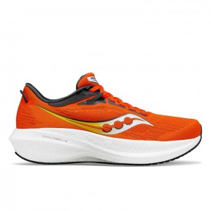 Saucony Triumph 21 Men's Running Shoes Orange | CANADA EVKPQNZ