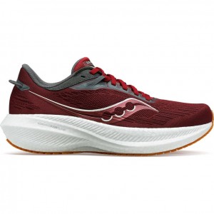 Saucony Triumph 21 Men's Running Shoes Red | CANADA BONGLMF