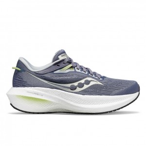 Saucony Triumph 21 Women's Running Shoes Blue | CANADA AECKSFW