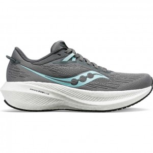 Saucony Triumph 21 Women's Running Shoes Grey | CANADA AUSOKME