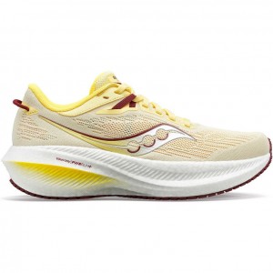 Saucony Triumph 21 Women's Running Shoes Yellow | CANADA VNLZUEH