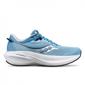 Saucony Triumph 21 Women's Running Shoes Blue | CANADA YOJEIQS