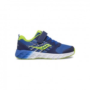 Saucony Wind 2.0 A/C Big Kids' Sneakers Blue | CANADA BNLOIHP