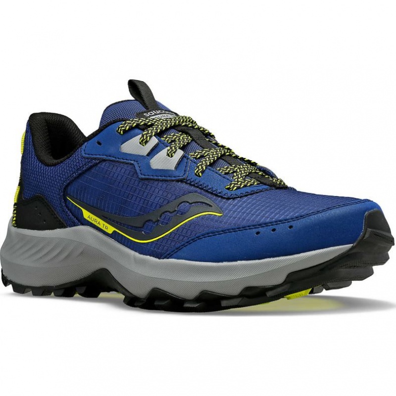 Saucony Aura TR Men's Trail Running Shoes Indigo | CANADA PCLAFXV