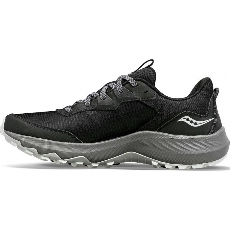 Saucony Aura TR Men's Trail Running Shoes Black | CANADA FISQLKV