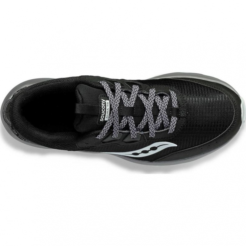 Saucony Aura TR Men's Wide Running Shoes Black | CANADA JRSNXZH